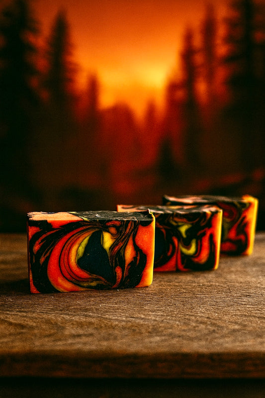 Wolf on Fire bar soap