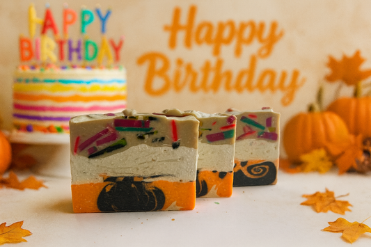 Fall Birthday bar soap