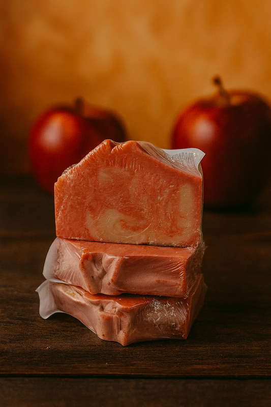 Apple Bourbon bar soap